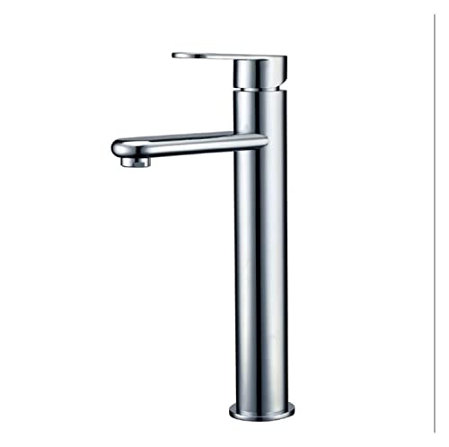 Grifos de lavabo anticorrosión en latón largo para evitar salpicaduras 3