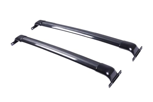 Barras de techo para Maxus D90 coche barras transversales negras LDV