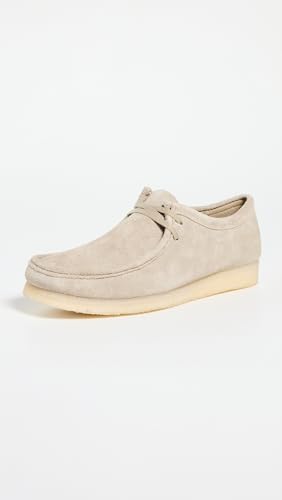 Clarks Men's Wallabee Oxford, Pale Grey Suede, 10.5 | Image 1