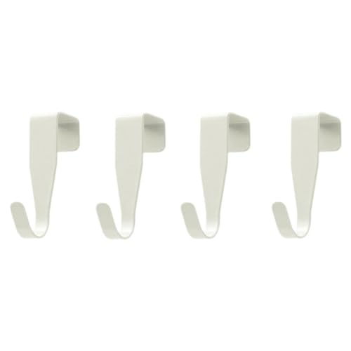 Lot de 4 petits crochets de porte pour placard, armoire de cuisine, porte simple pour chambre à coucher, salle de bain, armoire