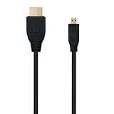 Câble micro HDMI V1.4 haute vitesse permettant la connexion d'appareils portables à des écrans HD. Avec une longueur de 1,8 m, ce câble prend en charge des résolutions vidéo impressionnantes jusqu'à 4K, garantissant une qualité visuelle exceptionnelle. En outre, il dispose de la fonctionnalité des canaux de retour audio, ce qui en fait un choix polyvalent et efficace pour votre divertissement multimédia.