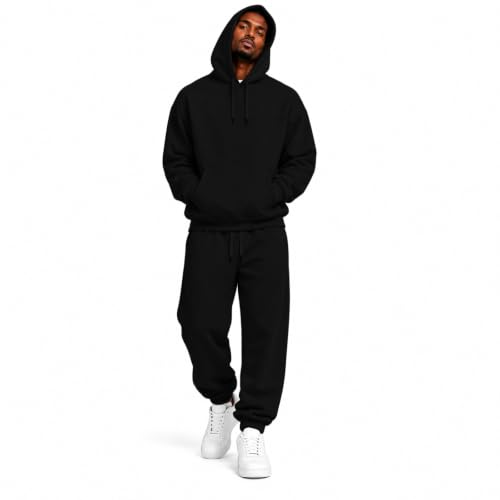 Elneeya Men Sweatsuits Sets Oversized Jogger Sets Fall Athletic 2 Piece Set - image 1