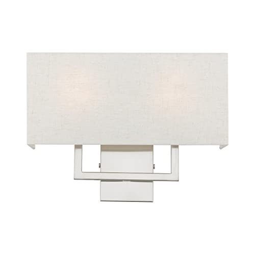 Image of Livex Lighting 50995-91 Pierson Wall Sconce, Brushed Nickel