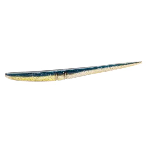 Lunker City Fishing 9" Slug-Go Bass Lure Original Soft Plastic Stick Bait 8 Per Bag, Made in The USA - Bunker 209