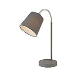  LIGHTING COLLECTION Lampe a poser, 1 lumiere, verre, fumé