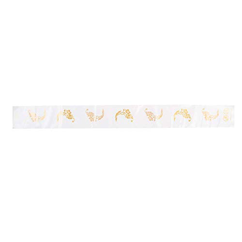 García de Pou 1000 Unidades - Bandas Precinto WC 'Touch of Charm', 43 x 4.5 cm, Blanco Peld