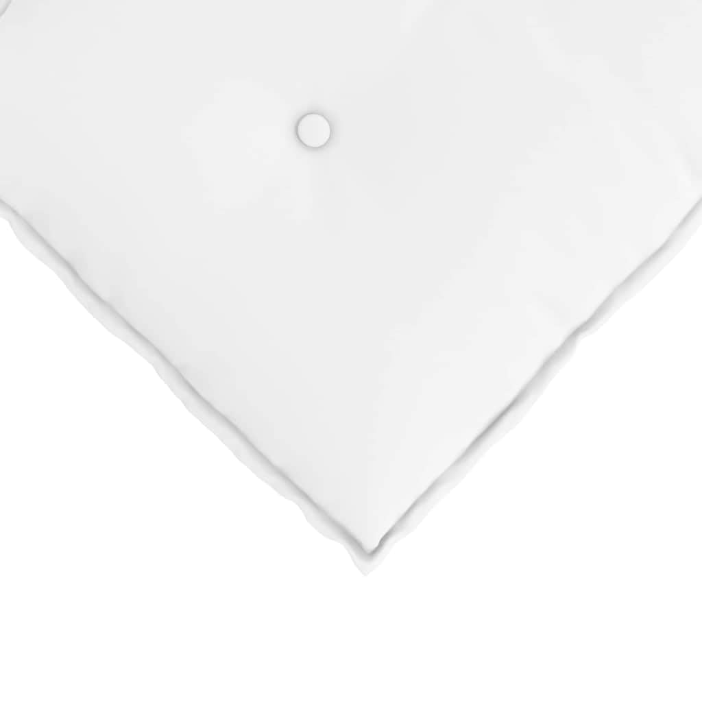 Cuscino per schienale, bianco, 140 x 19 x 50 cm, comodo cuscino per schienale da letto, in tessuto morbido, per letto e divano, cuscino da lettura con rivestimento sfoderabile e imbottitura in