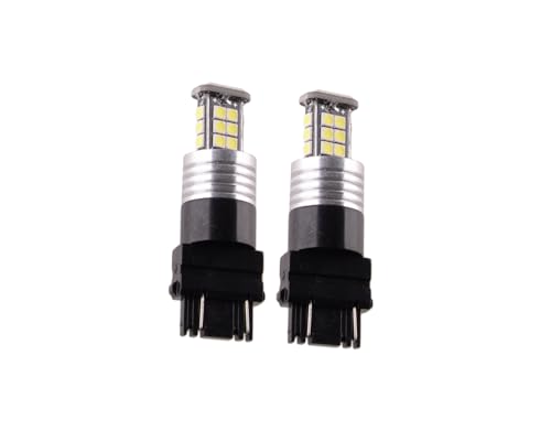 LXOINAGO 2pcs 12V 3030 24SMD White Daytime Running Light LED Bulb Compatible for Jeep Grand Cherokee 2011-2013