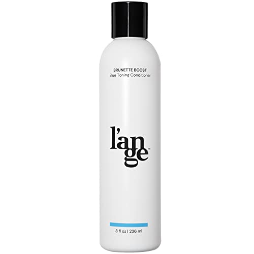 L'ange Hair Brunette Boost Blue Toning Conditioner | Neutralizes Brassy Tones | Conditioning & Hydrating Formula #TOP24
