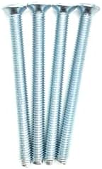 Jones DIY M3.5 Silver Electrical Socket Screws, 40mm, For Switches, Light Switch, Plug Sockets, 3.5mm x 40mm, (20)