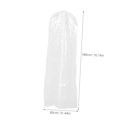 Ciieeo Wedding Dress Garment Bag Protective Cover for Bridal Gown Large Size Dustproof Storage Bag2