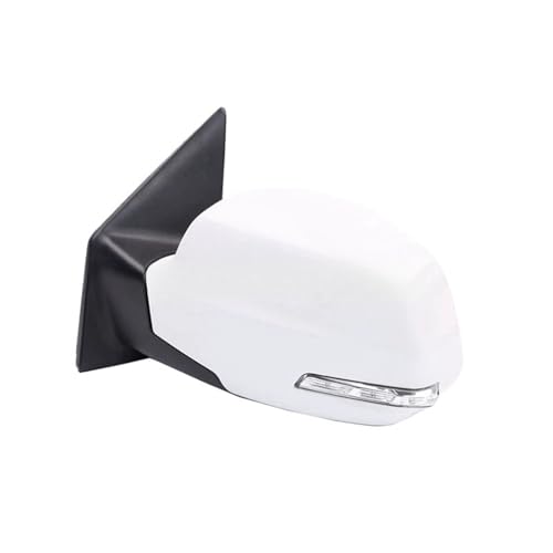 Faw D60 サイドミラー外部ミラーバックミラーアセンブリ電動折りたたみなしと互換性(White Left)