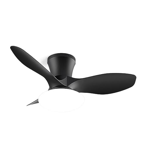 Mini lámpara de ventilador de techo silenciosa con luz y mando a distancia