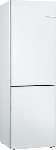 Bosch KGV36VWEAS Série 4, Réfrigérateur combiné pose-libre - 308 L - H 186 X L 60 cm - Blanc