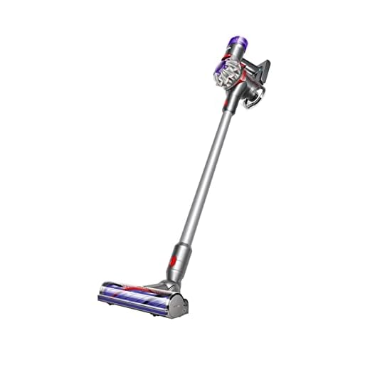 Dyson V7 Allergy HEPA Cordless Stick Vacuum Cleaner I Bagless Ergonomic I Telescopic Handle I Carpet and Edge Cleaning I Height Adjustable I Battery Operated I Silver