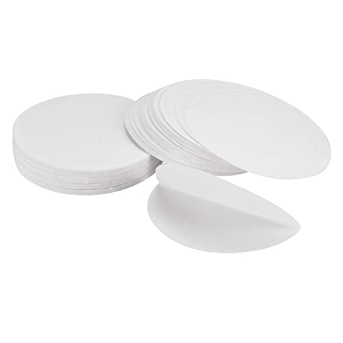 Luxshiny 100 Sheets Lab Filter Paper 90mm Synthetic Filter Discs Test Paper Sheets for Chemistry Lab