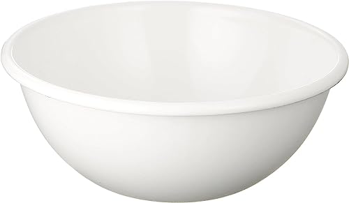 Tazón esmaltado Noda Horo BO-14W 14cm blanco miniatura 1