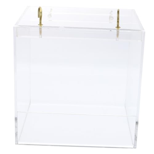 LIOOBO Parrot Bath Tub Pet Bathtub Hanging for Bird Bath Clear Container Birds Bathing Container Budgie Bird Cage Bath Parrot Bathtub Parakeet Bathtub Small Acrylic Transparent