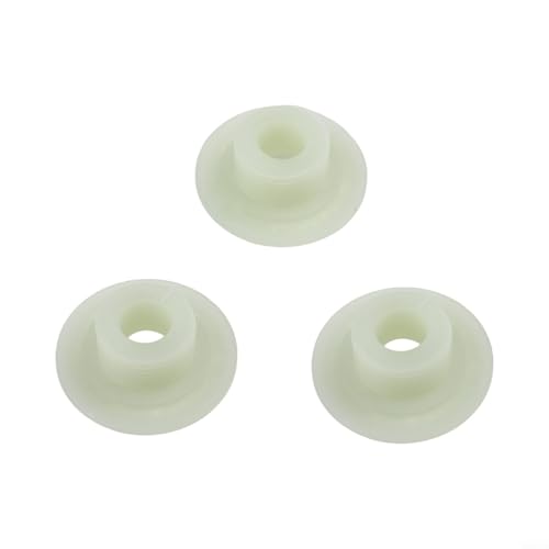 3 engranajes de accionamiento sin fin de bomba de aceite para motosierras pequeñas de 2 tiempos, compatible con modelos chinos 2500, 3800, 25CC y 38CC, piezas de repuesto de plástico para una