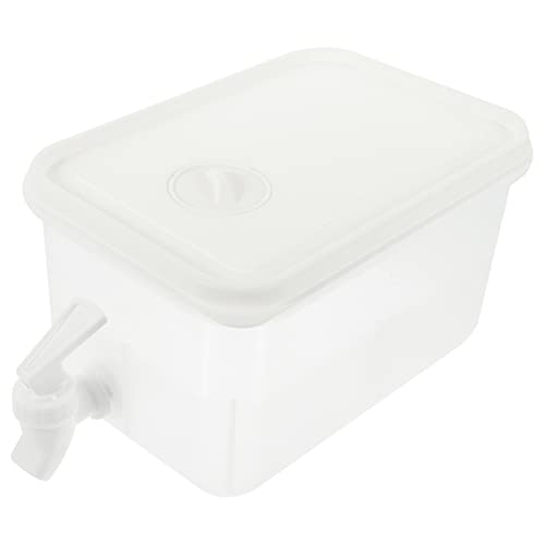 Mobestech Household Beverage Dispenser Water Container with Spigot for Cold Water Fruit Tea and Ice Beverages for Parties and Events