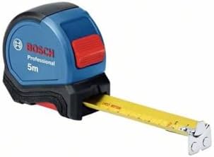 Bosch Professional 5m Maßband (Einhandbedienung, Gürtelklemme, M...