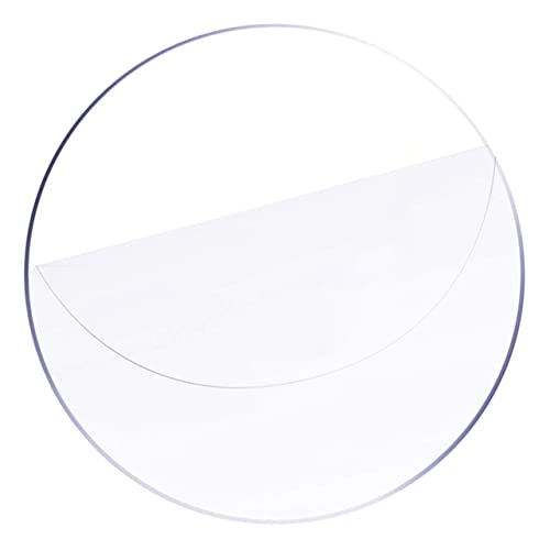 ULDIGI lámina acrílica redonda tableros acrílicos para letreros pizarra acrílica planchas metacrilato transparente Tablero acrílico transparente disco acrílico redondo círculo de acrílico