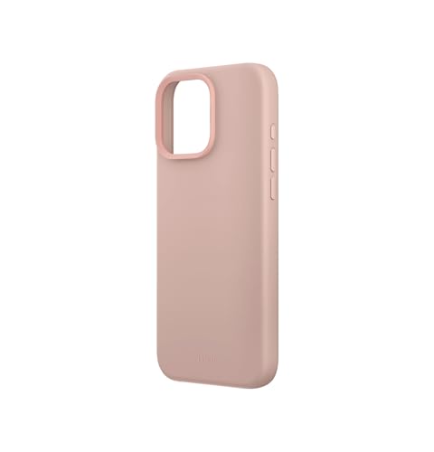 UNIQ LINO HUE – Coque de téléphone compatible avec iPhone 16 Pro (2024) 6.3, chargement MAGCLICK (rose pâle)