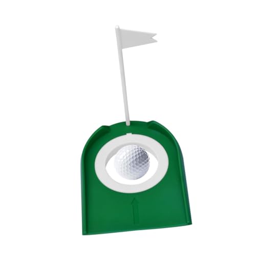 TOBBOMEY Golf Putting Cup Training Set 2 Pcs Metal Cups Practice Holes Ideal Golf Enthusiasts