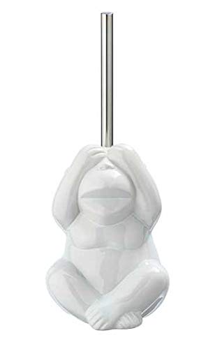 Preisvergleich Produktbild WENKO Toilettenbürste Monkey Dark Weiß