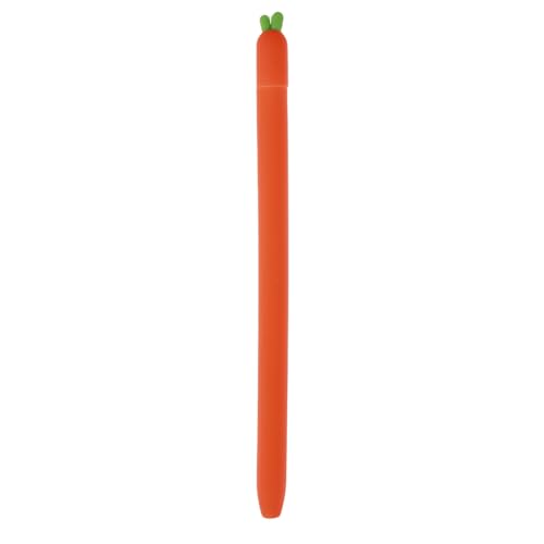 BELLIFFY Estuche de Silicona Antideslizante Forma de Zanahoria para Lápiz Digital Funda Protectora Suave y Duradera Compatible con Stylus Fácil de Instalar y Resistente a Caídas para Uso