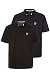Produktbild JP 1880 Herren große Größen Menswear L-8XL bis 7XL, Poloshirts, 2er-Pack, Piqué, Seitenschlitze, Regular Fit, Navy, schwarz 4XL 704317 10-4XL