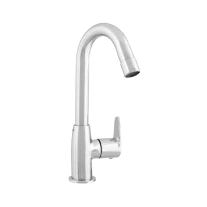 PARRYWARE UNO Series Table Mounted Regular Cold ONLY Basin TAP/TAP (Chrome) | Left Hand Side Lever, Brass Body Water Tap/Faucet/Cock for Bathroom/Kitchen Wash Basin | T5003A1