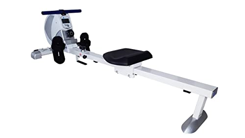 Rudergerät "GO1" mit Doppelfunktion und Trainingscomputer, 8 kg Schwungmasse, 8 Intensitätsstufen, klappbar – Bild 4