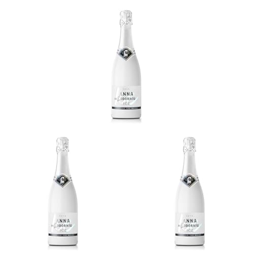 ANNA DE CODORNIU, Ice Edition, Cava Semiseco, Botella 0.75 L (Paquete de 3)