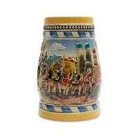 0.75 Liter | Oktoberfesthaus Beer Stein Oktoberfest Engraved München (Munich) Scene Ceramic Mug Okoberfest Cups Beer Lover Gifts Oktoberfest Souvenir And Beer Mugs #TOP14