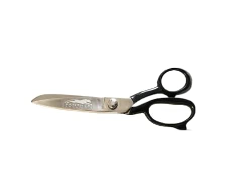 Stainless Steel Heavy Duty Black Color Handle 8'' & 10''Dress Making Carpet Scissors Heavy Shears Fabric Cutting Sharp Tailor Crafting Scissors (8'') - Image 3