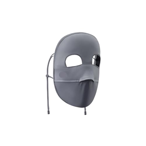 Mascarilla de verano que cubre, Mascarilla facial transpirable lavable multicolor 2 piezas for mujer(Dark Grey)