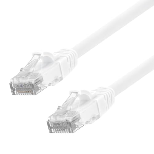 Cable de Red CAT6A Patch 2 ft S/FTP con RJ45 Blanco miniatura 1