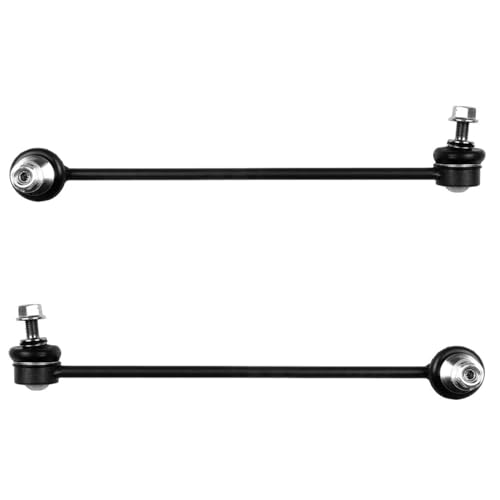Image of Detroit Axle - 4pc Front End Control Arms Kit for BMW 525i 528i 530i 535i 545i 550i M5, 2 Lower Forward Control Arms w /Ball Joints 2 Stabilizer Sway Bars Replacement