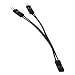 Ieron 8 Stück Dual Stecker auf einzelne Buchse Jumper Splitter PC Motherboard Power Leuchtdiode Computer Schalter Reset HDD Festplatte