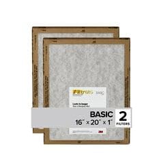 3M FPL00-2PK-24 16x20x1 Flat Pan Filter - Quantity 24