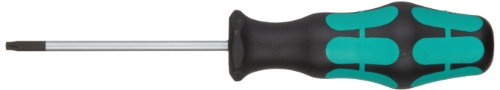 Wera 367 BO TX15 x 3-1/8in Kraftform Plus Torx BO tamper-resistant screwdriver, TX15 x 3-1/8 in.