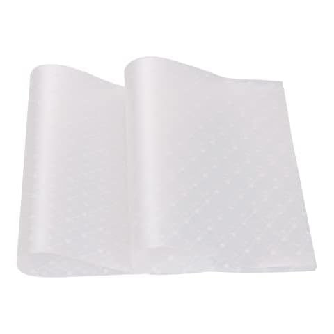 Cooyes Refrigerator Liners – Premium Refrigerator Shelf Liners – 6pcs Fridge Liners Washable – Easy to Use and Adjustable Shelf Liners for Refrigerators – Anti-Slip Texture – Novel Design Cover