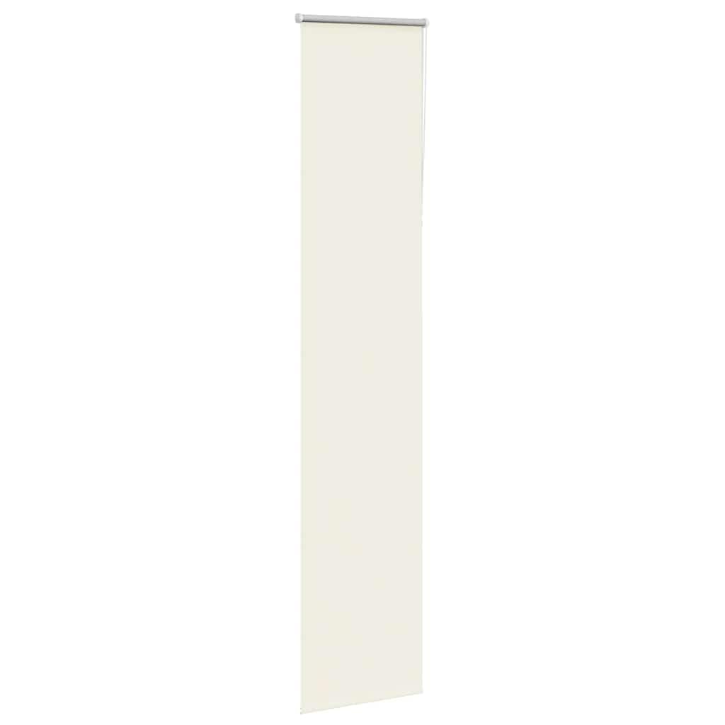 Tenda avvolgibile opaca, 40 x 230 cm, poliestere | bianco sporco, larghezza tessuto 35,7 cm, montaggio con viti o supporto, regolazione della catena