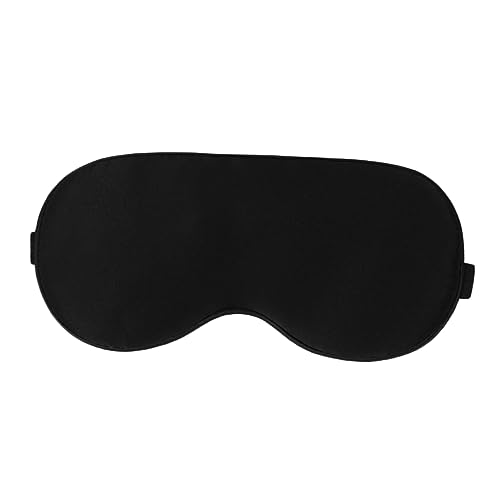 TOKIDNY 睡眠不足 アイ 睡眠 睡眠用の伸縮性のあるアイ アイカバーアイシェード 目の睡眠 冷却睡眠 睡眠の目 silk eye mask スリープレストパッチ Black