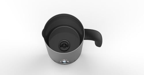 Image of WESTINGHOUSE Electric Basic Series Milk Frother 200ml Capacity Non-Stick Warm and Cold Milk Foam for Cappuccino, Latte Macchiato and Cocoa, 360Base, Silver