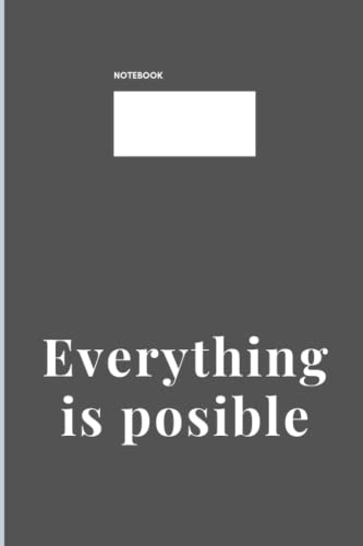 dark theme cover: notebook , 6 X 9 size lined students notebook with motivation thougths: best book for students , office work image 2