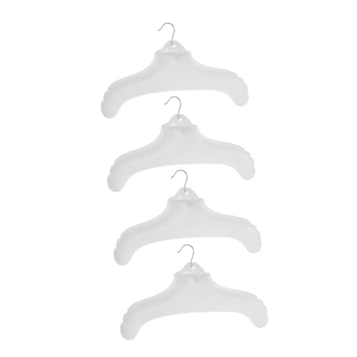 PRETYZOOM 4Pcs Portable Inflatable Clothes Hangers Non Slip Travel Hangers with Metal Hook for Space Saving Storage for Home Car Camping Indoor and Outdoor Use