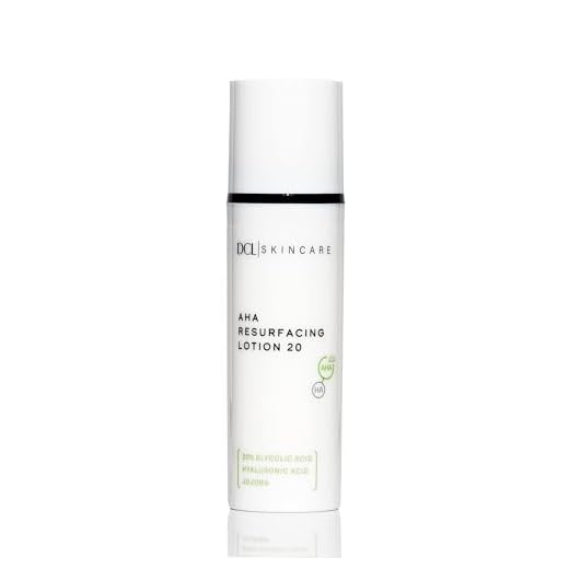 DCL Skincare AHA Resurfacing Lotion 20 with 20% Glycolic Acid, High-Strength Exfoliating Treatment, 1.7 fl oz