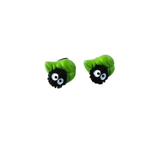 Soot Sprite Stud Earrings Anime Cartoon Metal Earrings Gifts For Woman Girl #TOP1